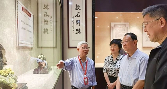 Luo Shugang, Chairman of the Education, Science, Culture and Health Committee of the National People's Congress, led a research group to visit the Ante · Ni Dongfang Art Museum